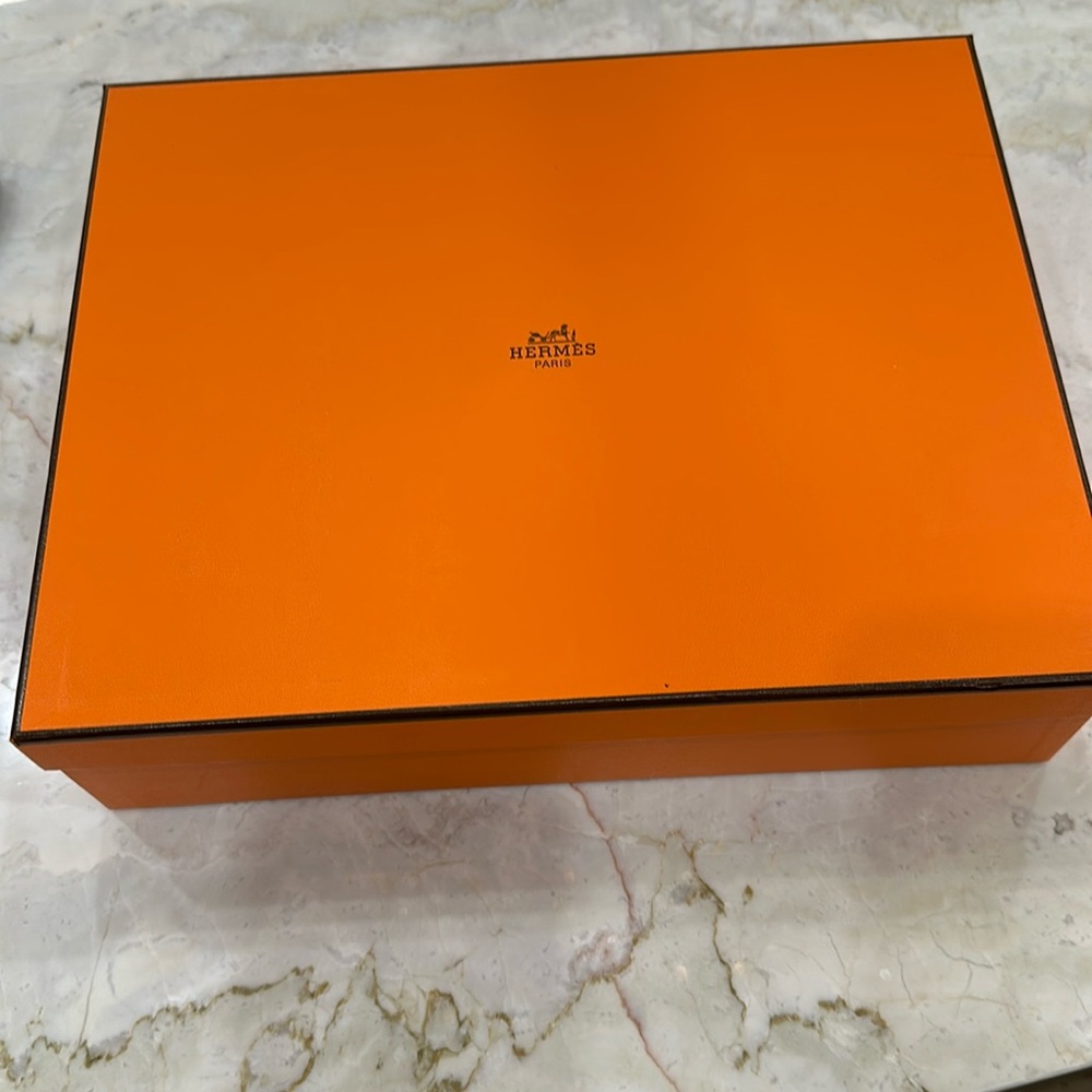 Hermes shoe box!